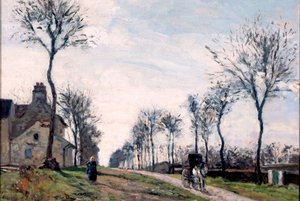 Strada per Marly da Camille Jacob Pissarro